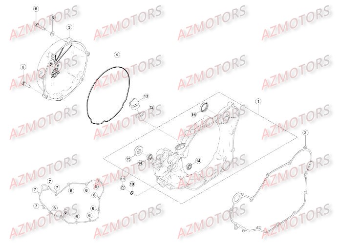 CARTER [2] pour 350-RR-11